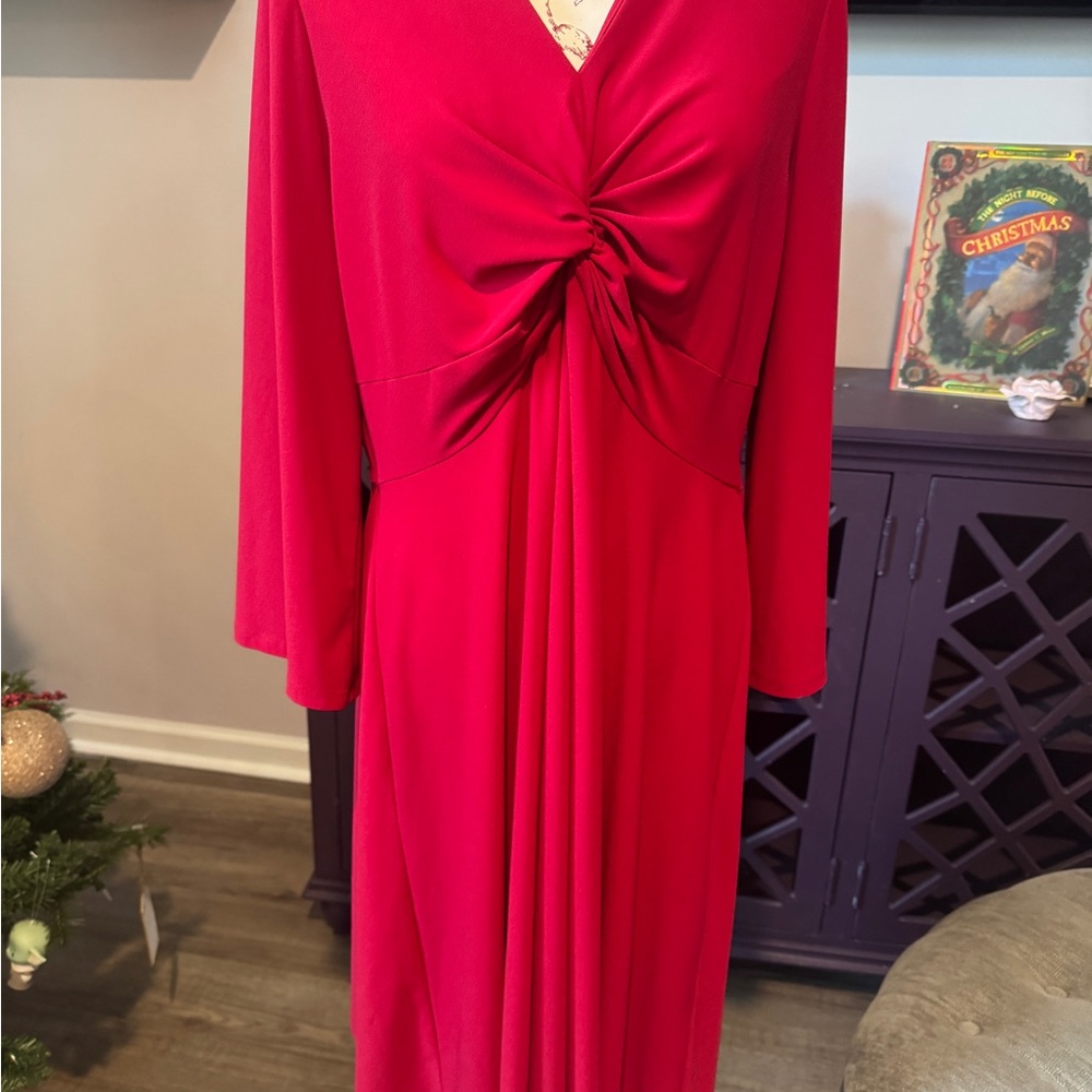 Elegant Red Women's Dress